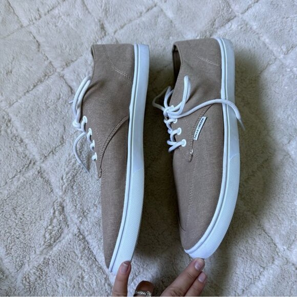Falls Creek | Men's Dune Beige Canvas Casual Shoes | Size 12M - Picture 4 of 8